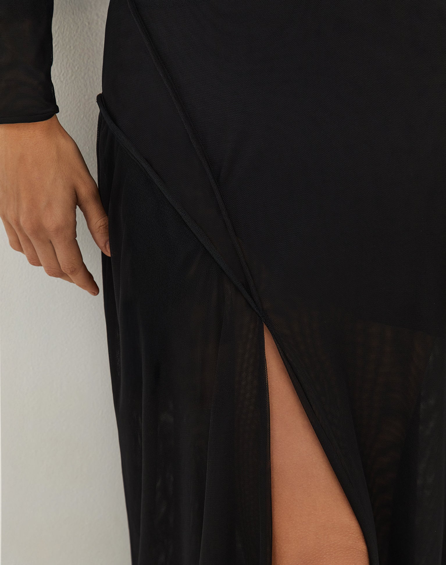 Lavinia Long Dress - Black - Image 5