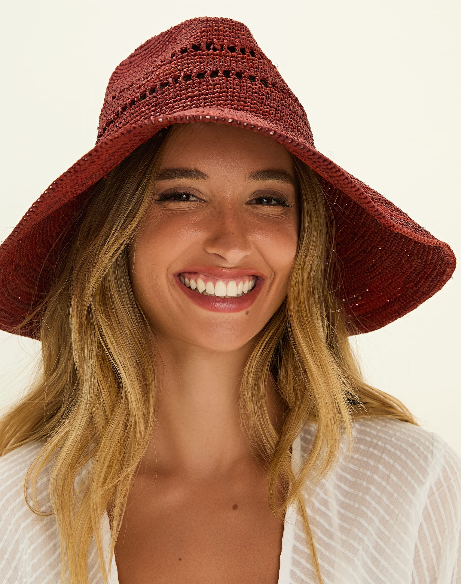 Lea Hat - Wine - Image 2