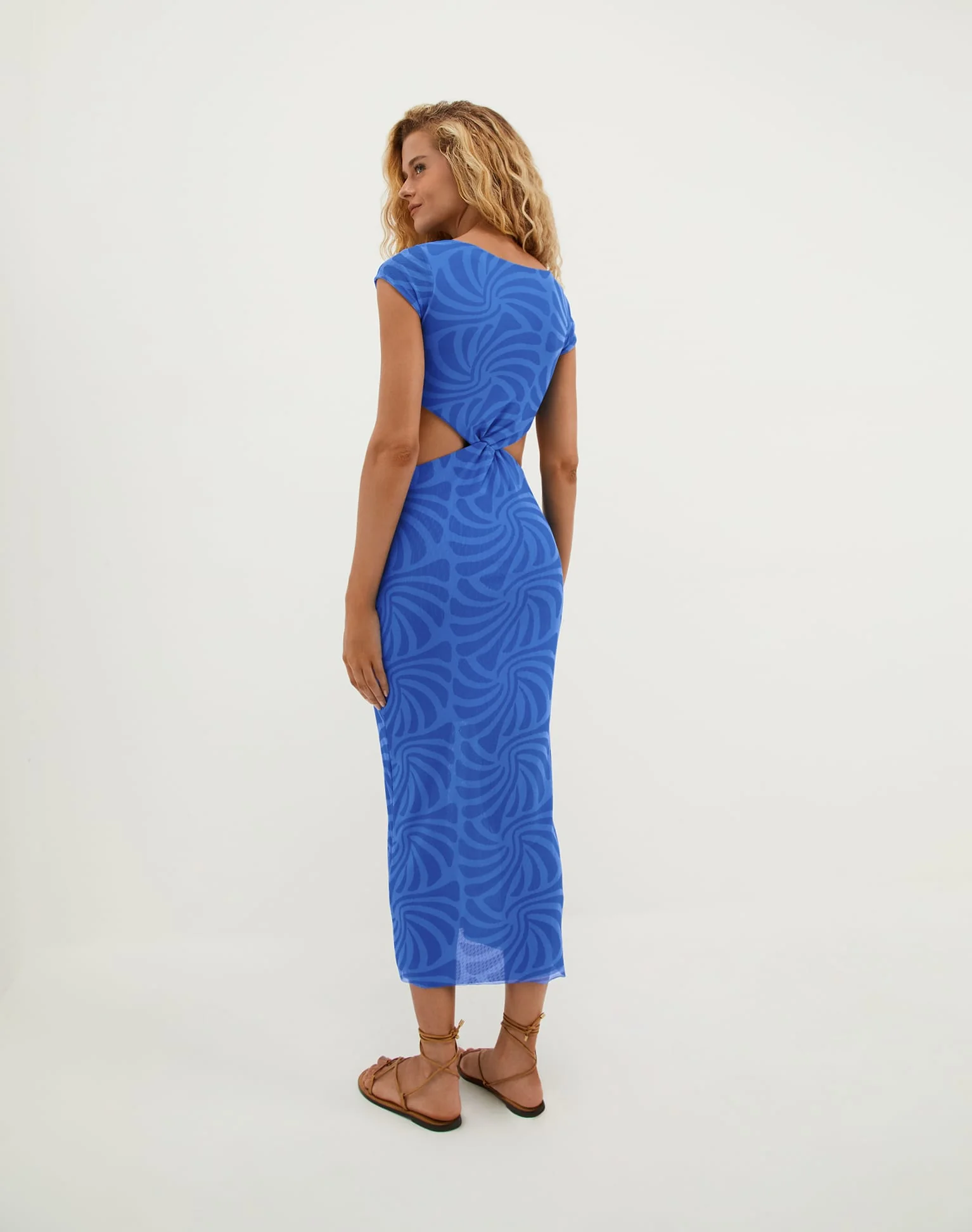 Lita Midi Dress - Neptune - Image 2