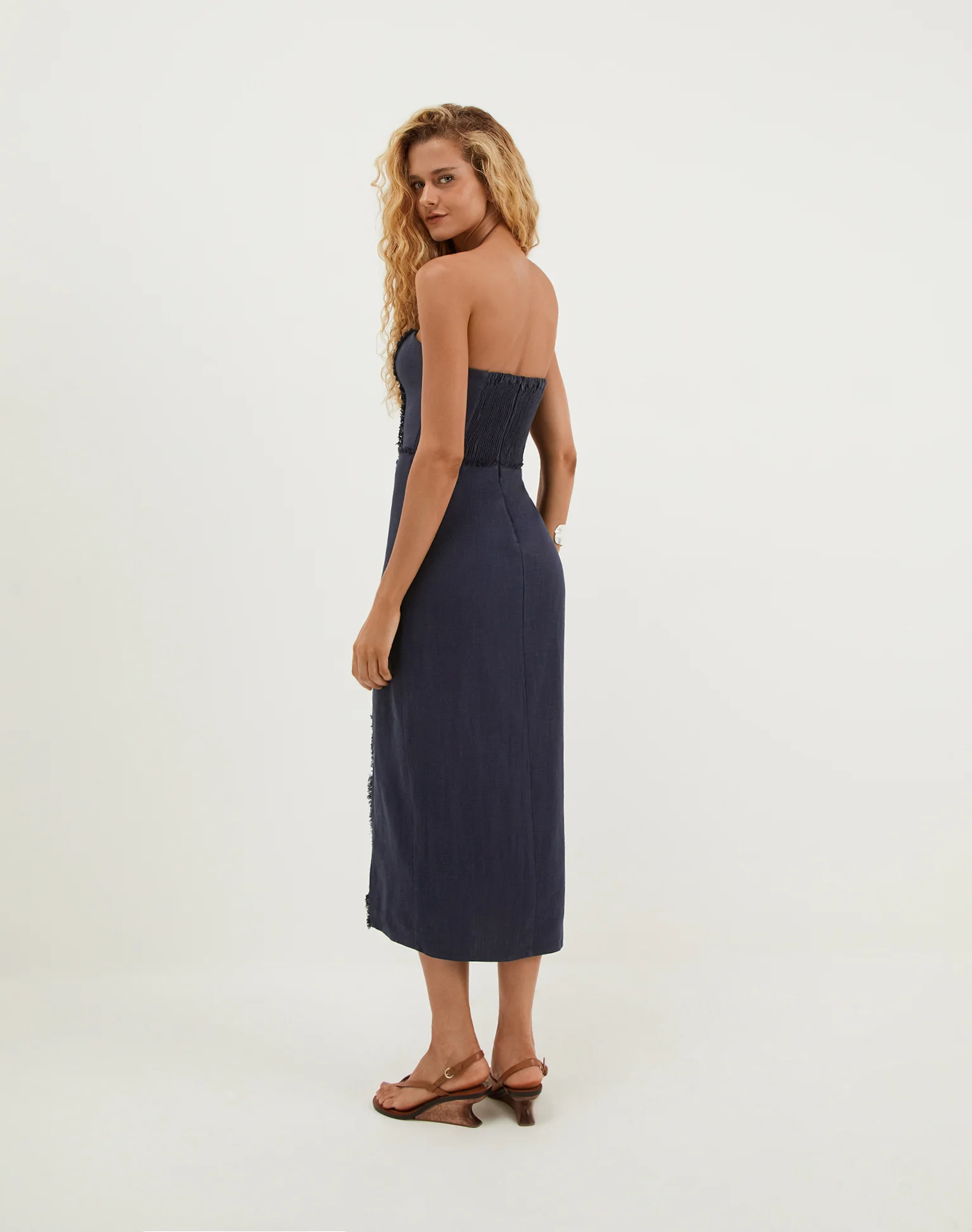 Louise Midi Dress - Sailboat - Image 3