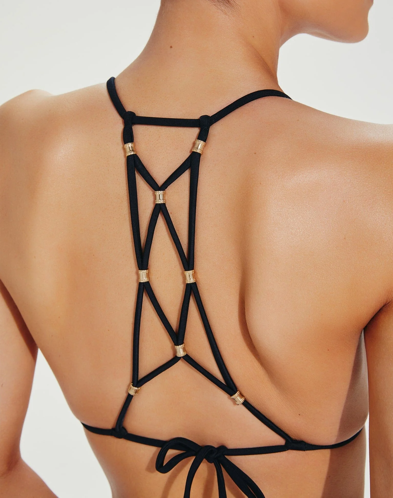 Lucy Triangle Top - Black - Image 3