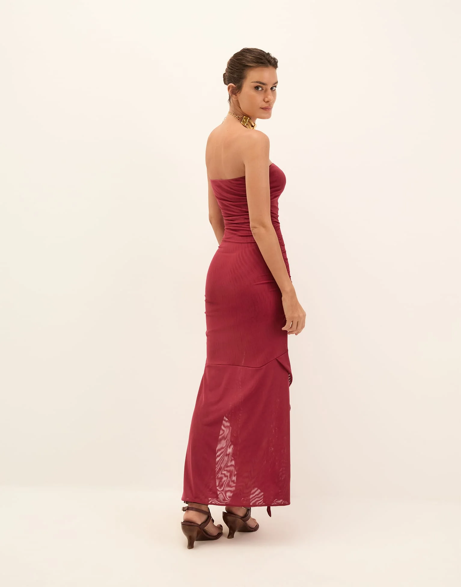 Luiza Long Dress - Sizzle - Image 3