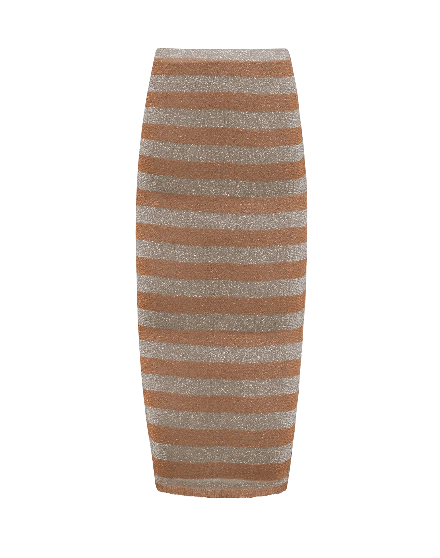 Knit Luna Long Skirt - Striped Éclair - Image 9