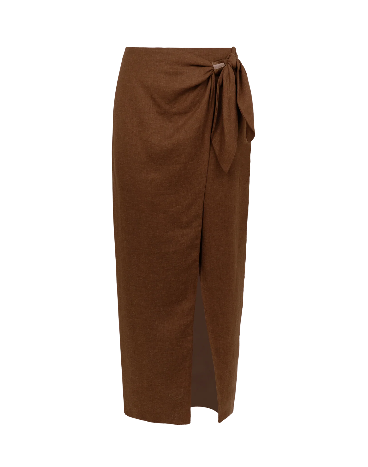 Luna Midi Skirt - Brown