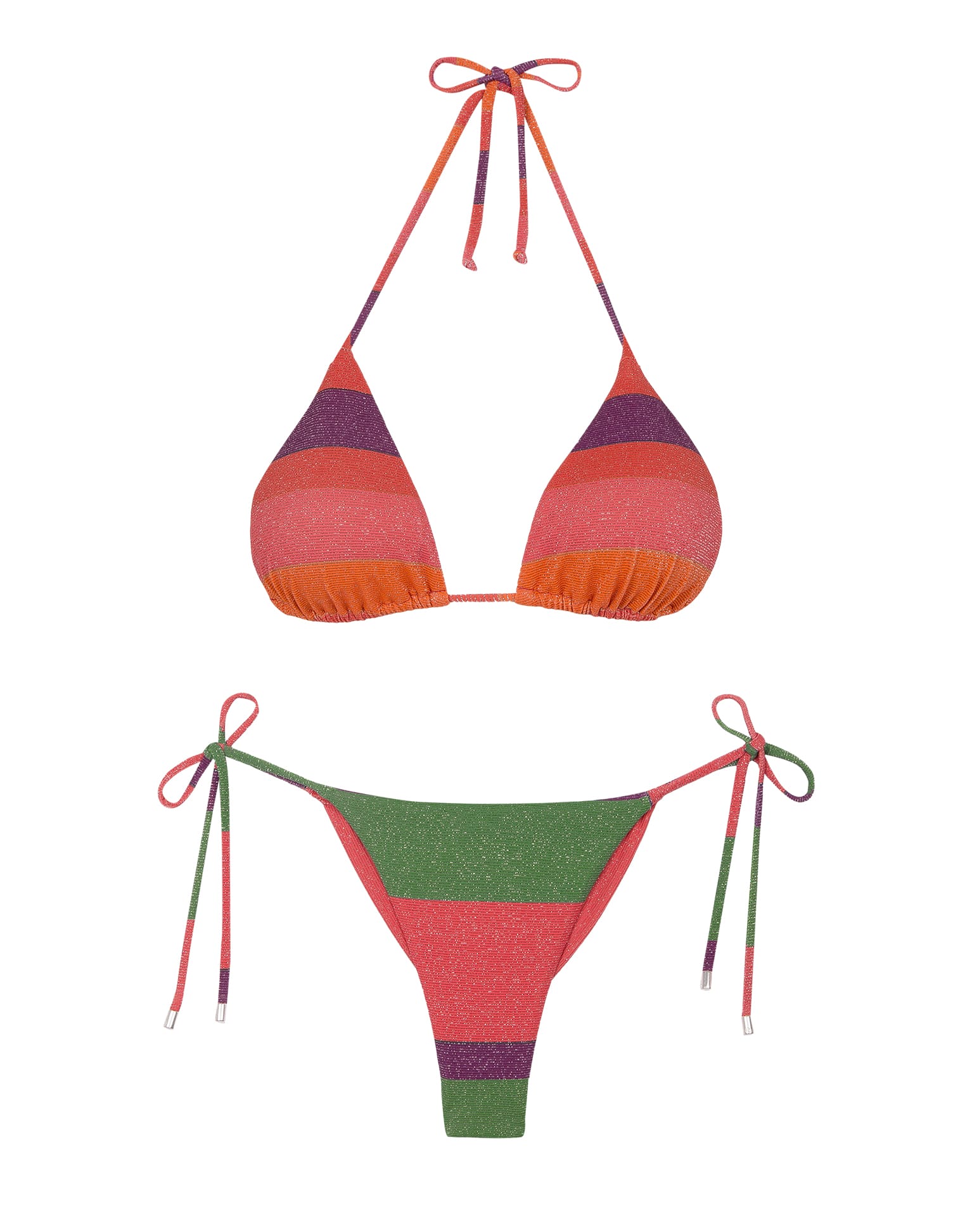 Lurex Tri Top (Exchange Only) - Heatwave - Image 8