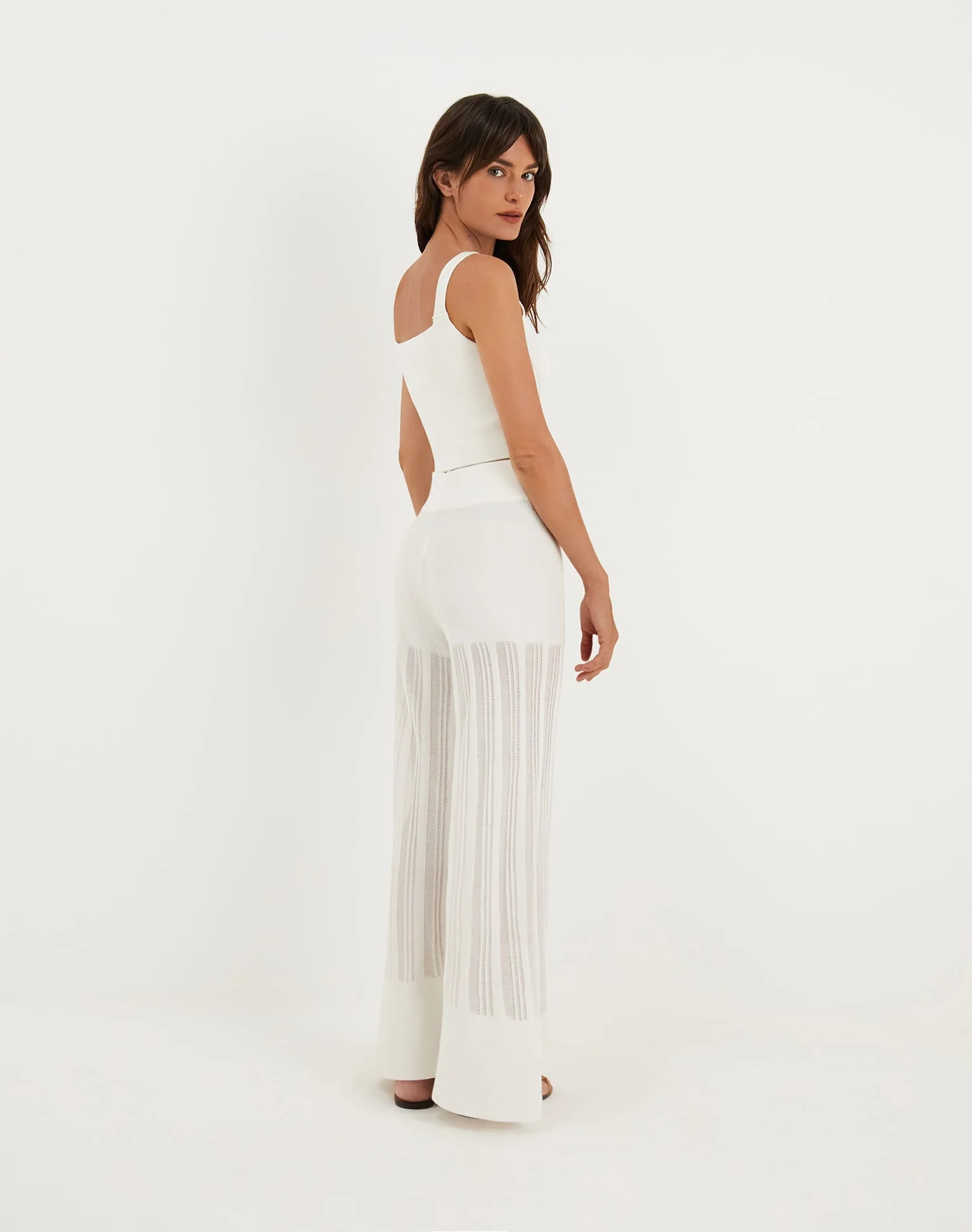 Knit Malene Pants - Off White - Image 4