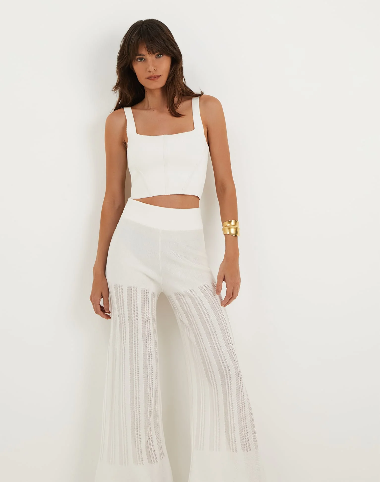 Knit Malene Pants - Off White - Image 6