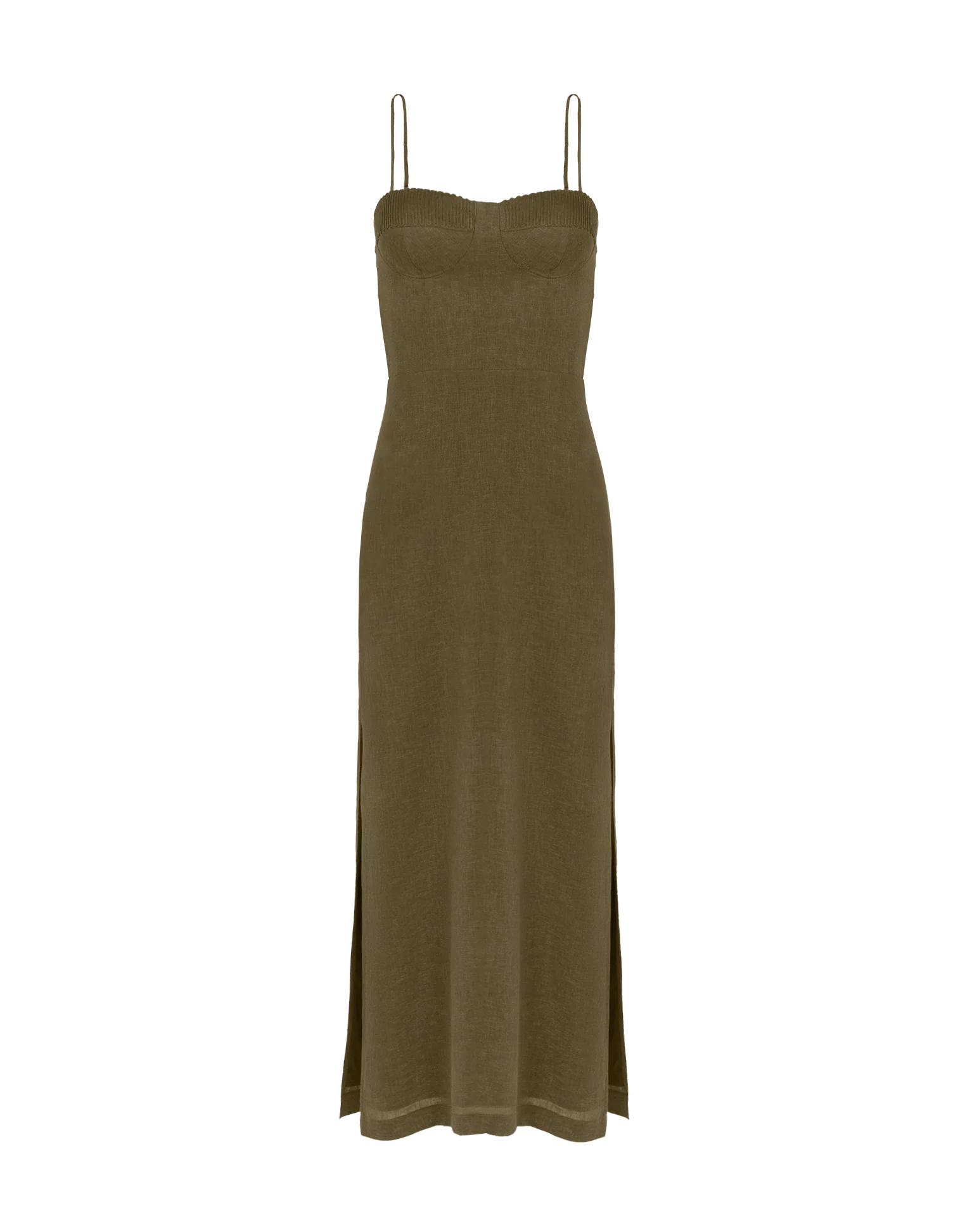 Mallorca Midi Dress - Evergreen - Image 5