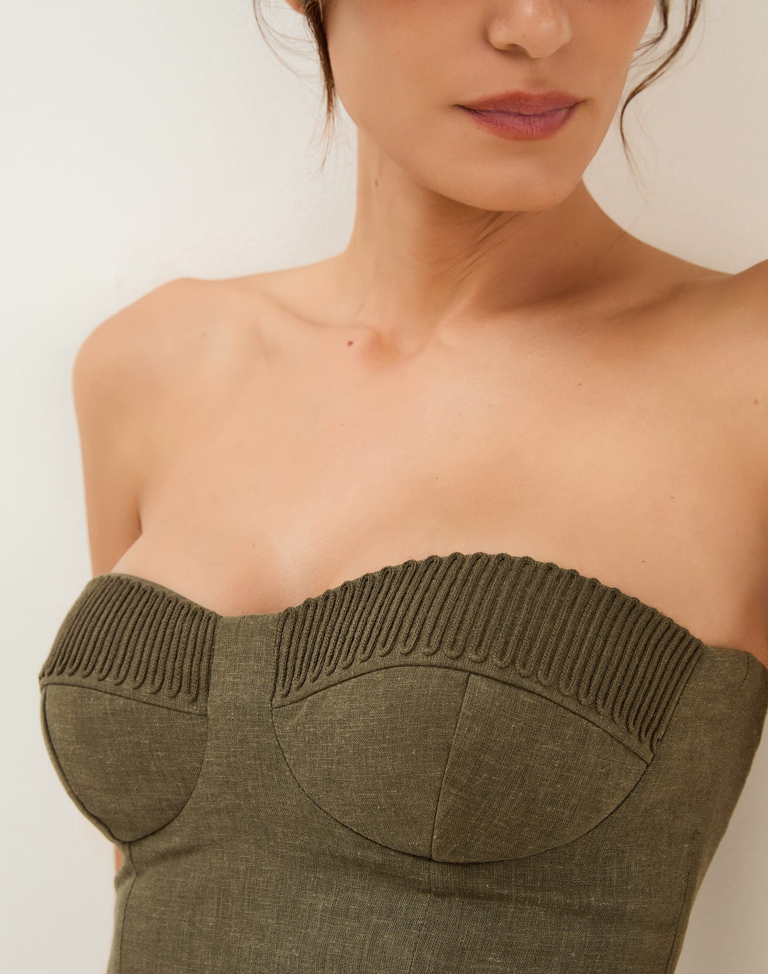 Mallorca Short Dress - Evergreen - Image 5