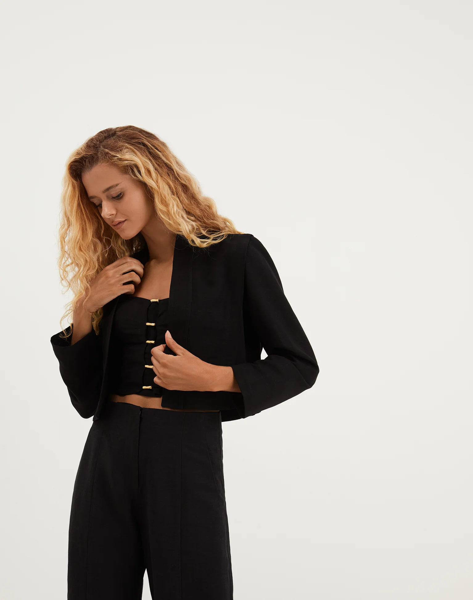 Malu Short Jacket - Black - Image 6