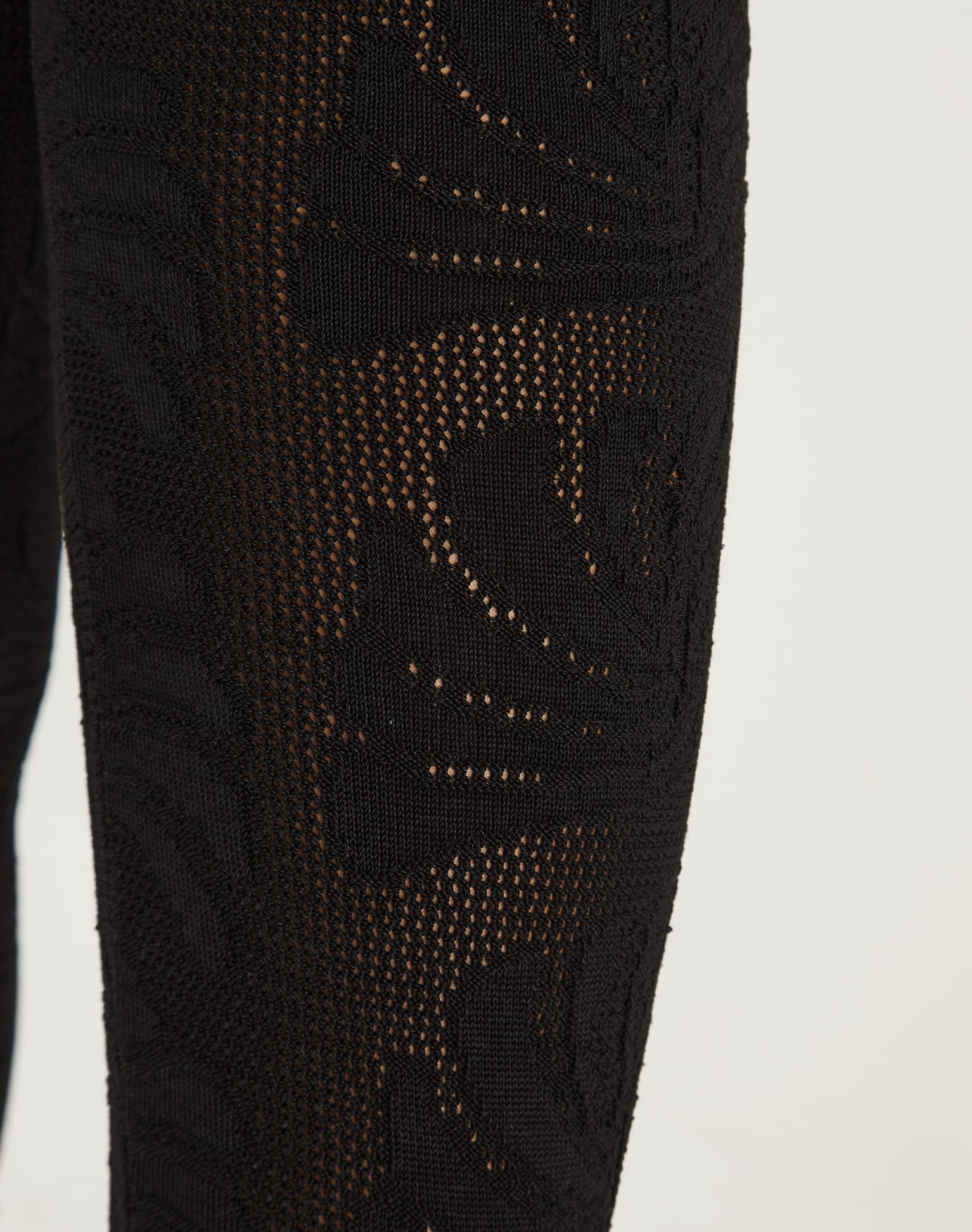 Knit Marina Catsuit - Black - Image 8