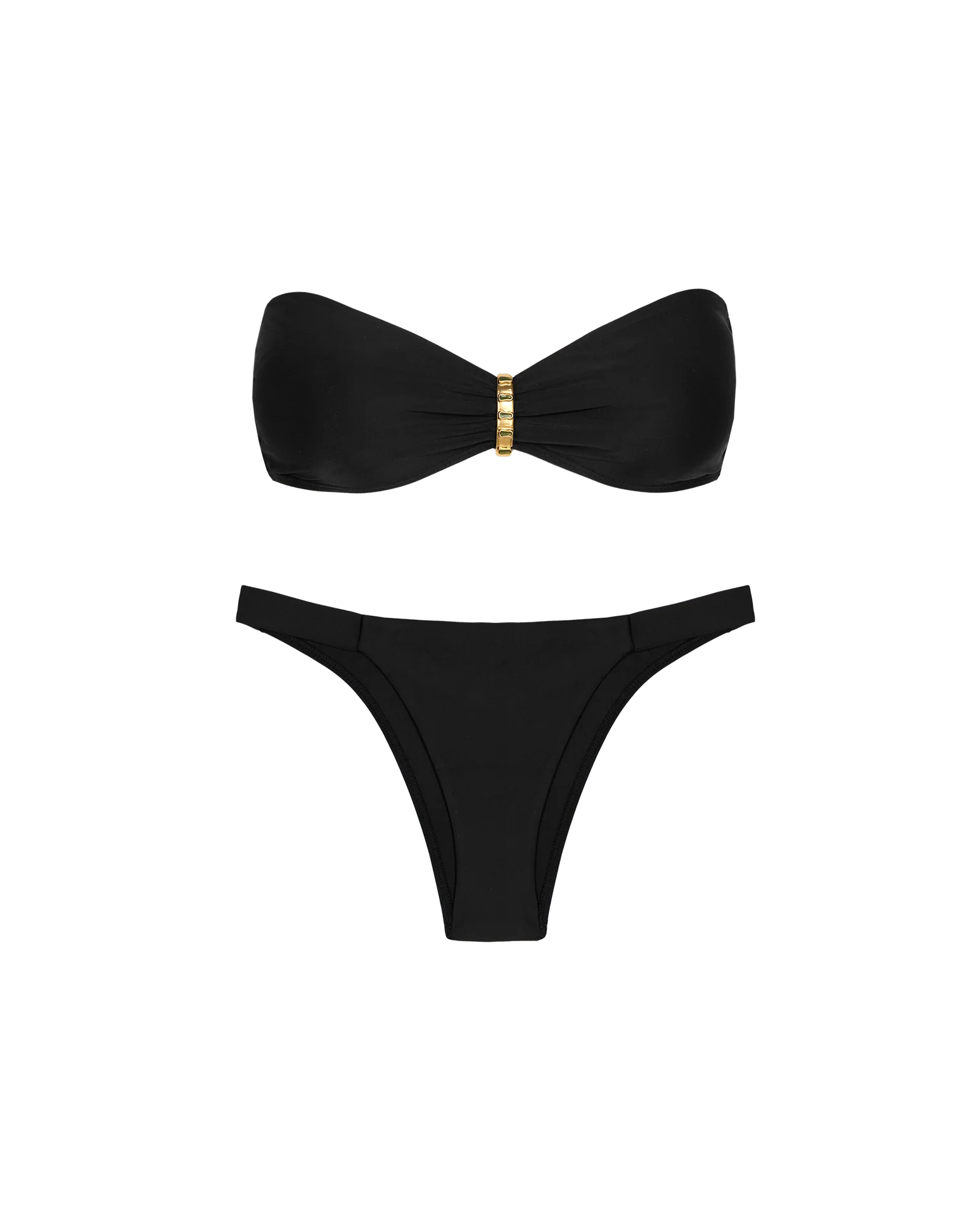Matte Bessie Bandeau - Black - Image 8