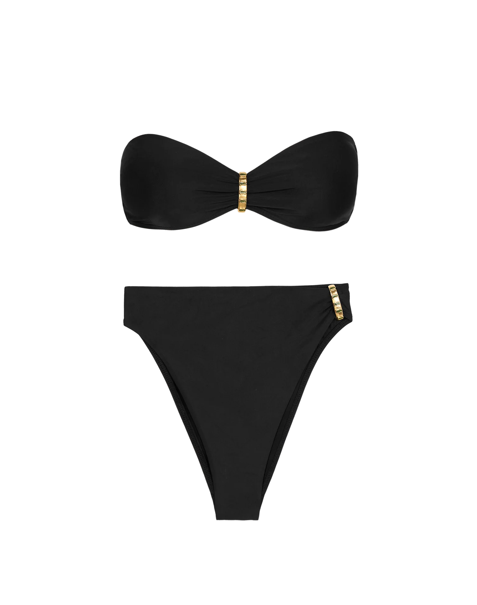 Matte Bessie Hot Pant Bottom - Black - Image 6