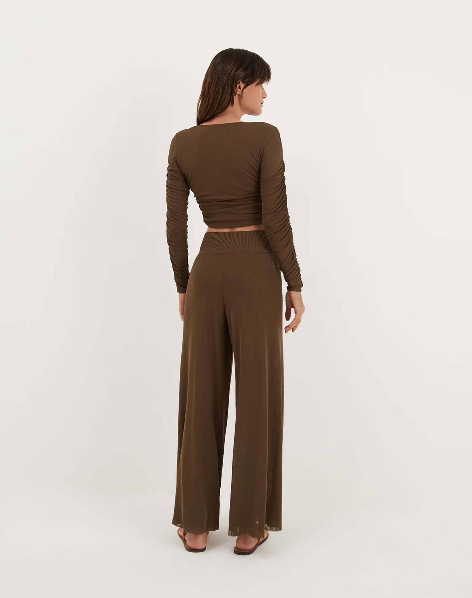 Mira Long Sleeve Top - Eclair - Image 4