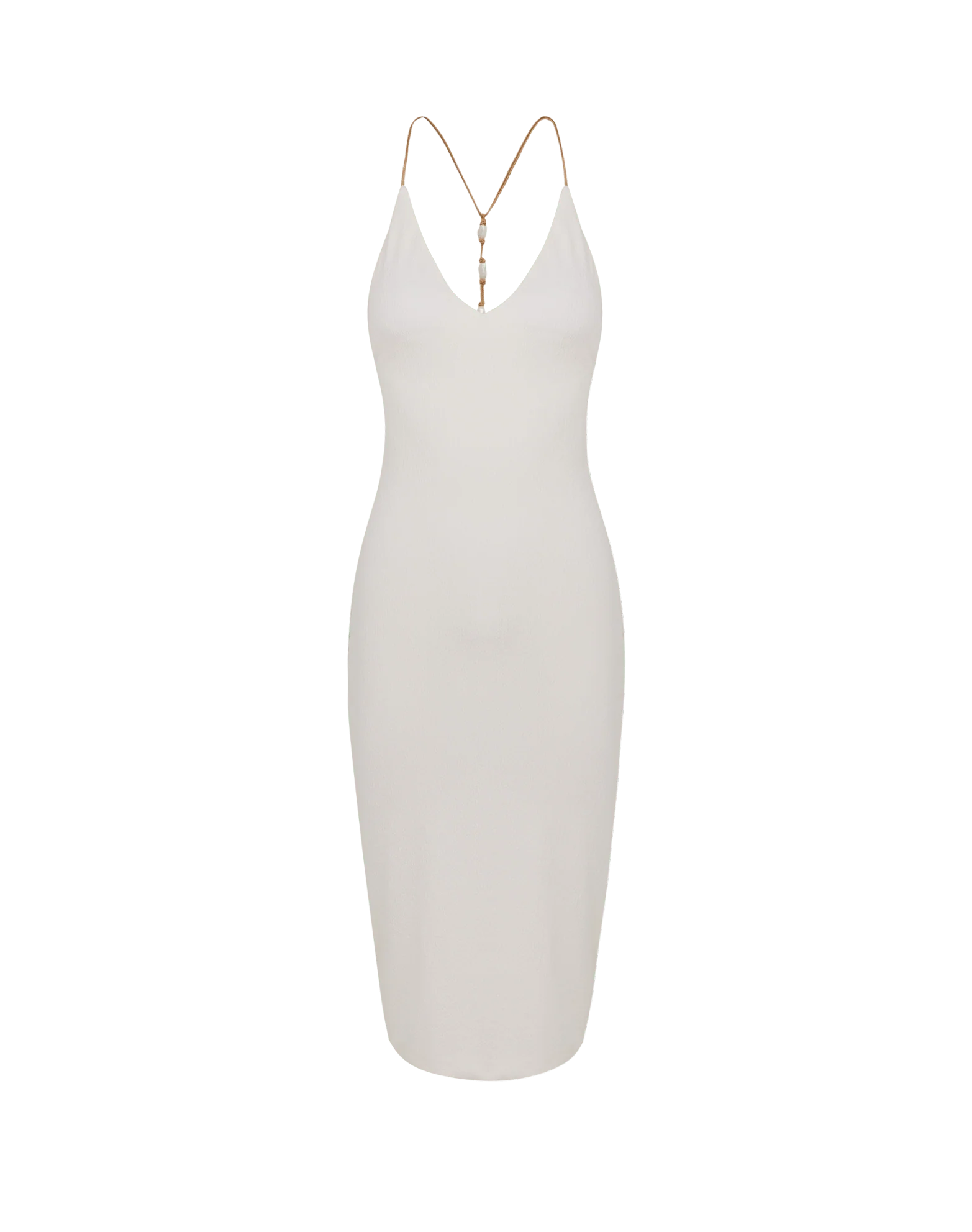 Firenze Ney Midi Dress - White - Image 7