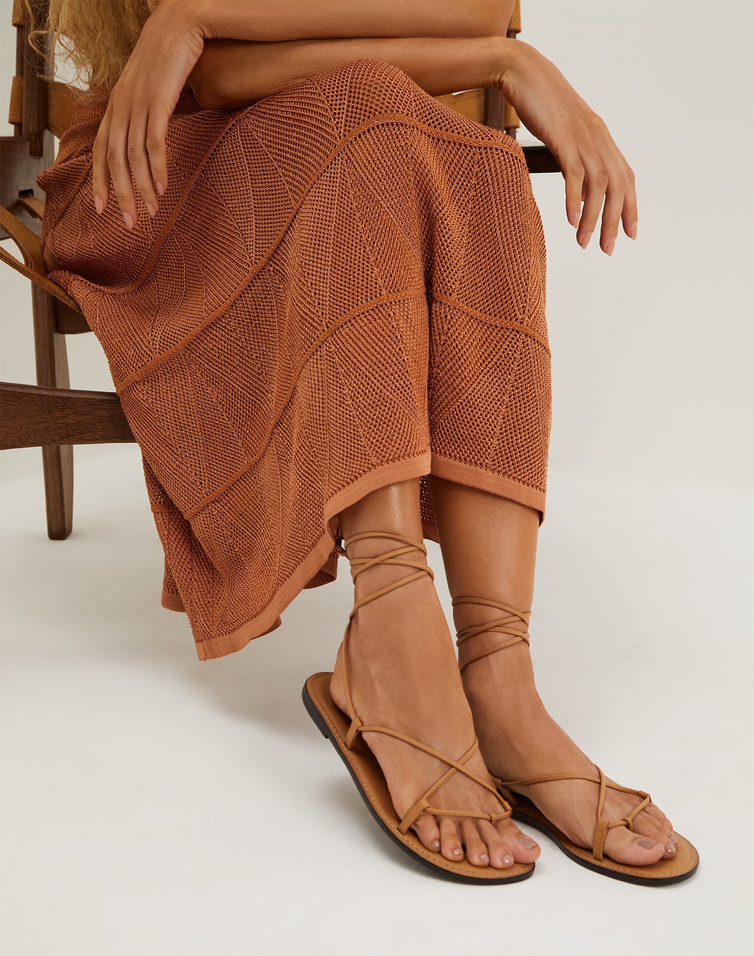 Perla Sandals - Caramel - Image 4