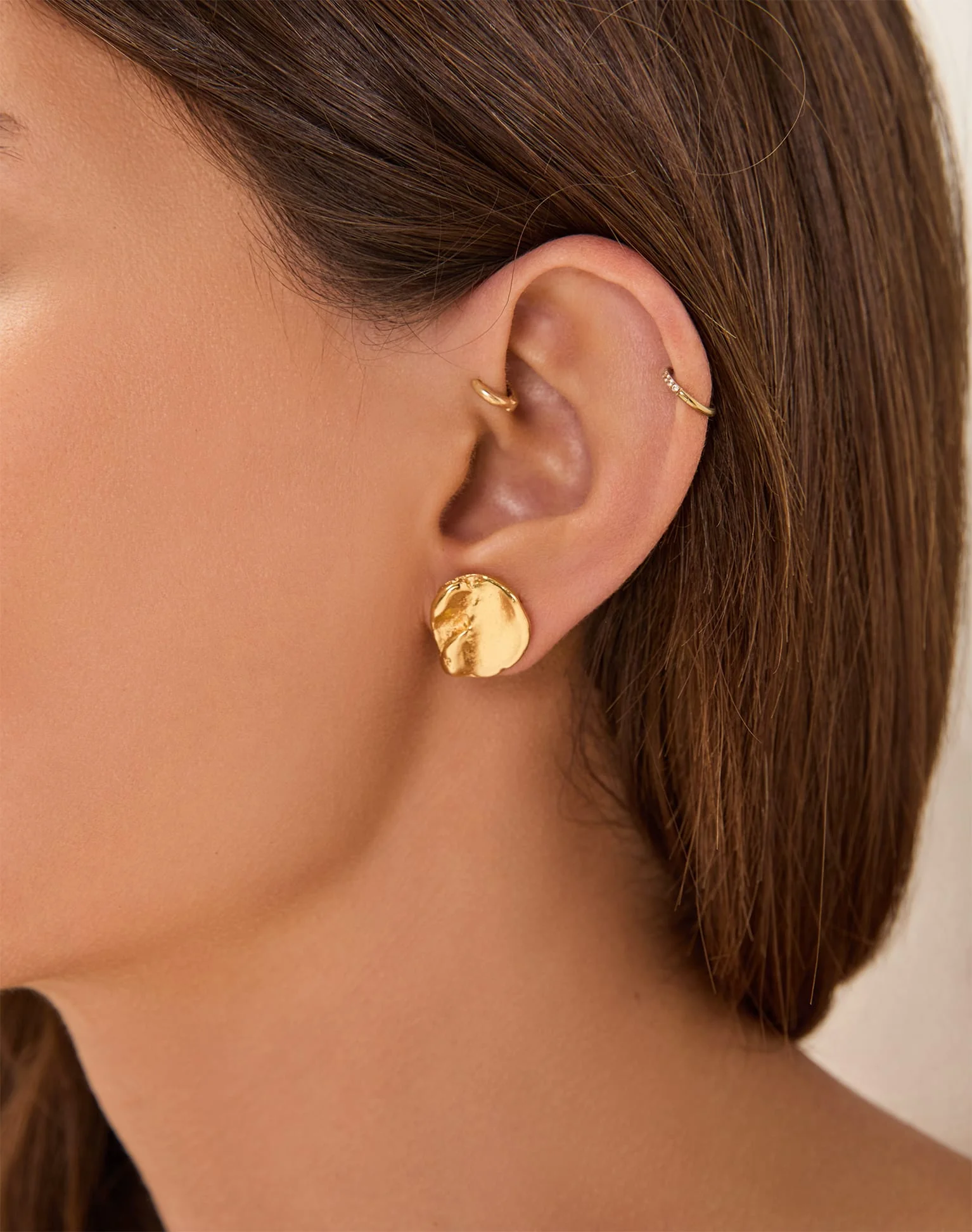 Petite Lori Earrings - Gold - Image 2