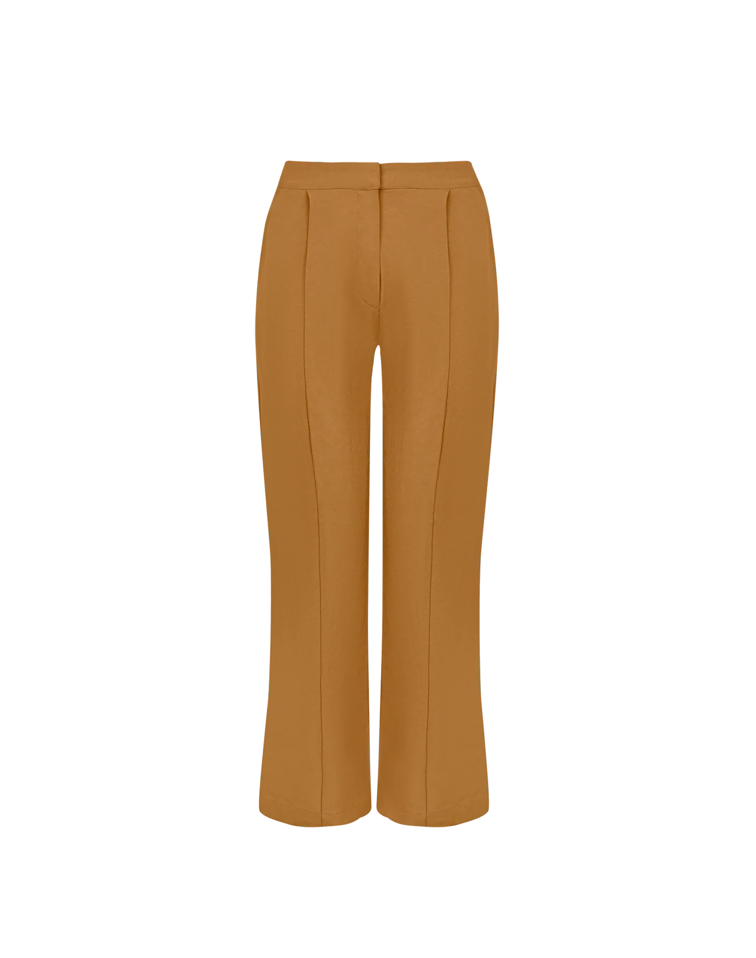 Prya Flared Ankle Pants - Toffee