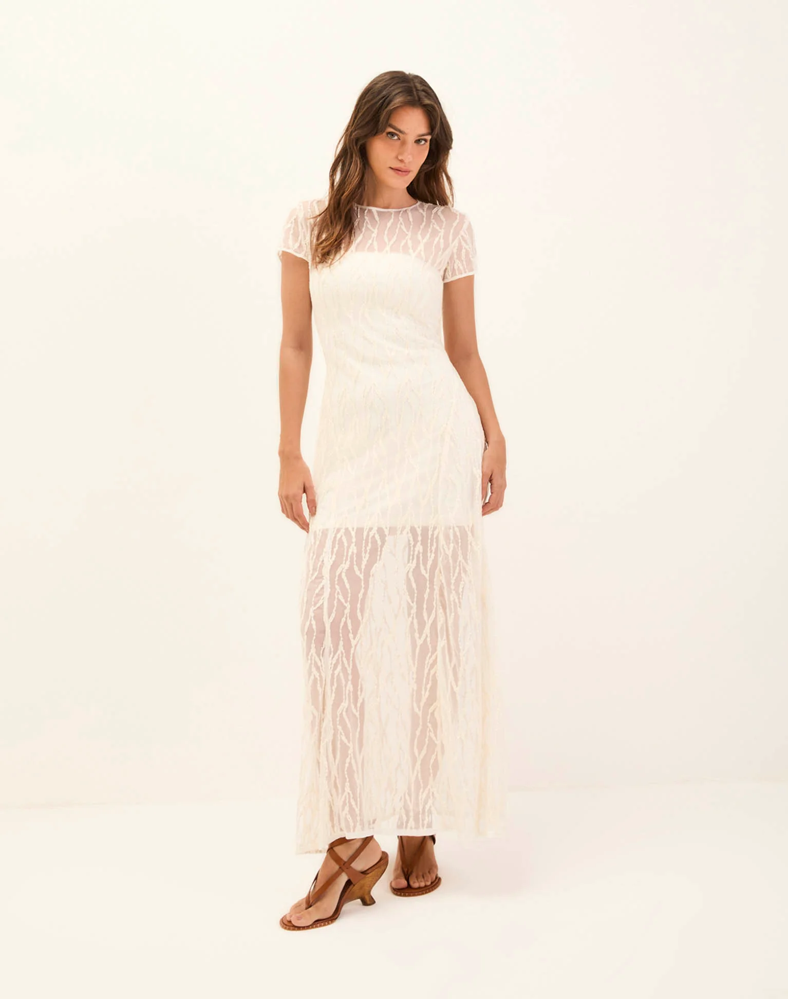 Quinn Long Dress - Off White