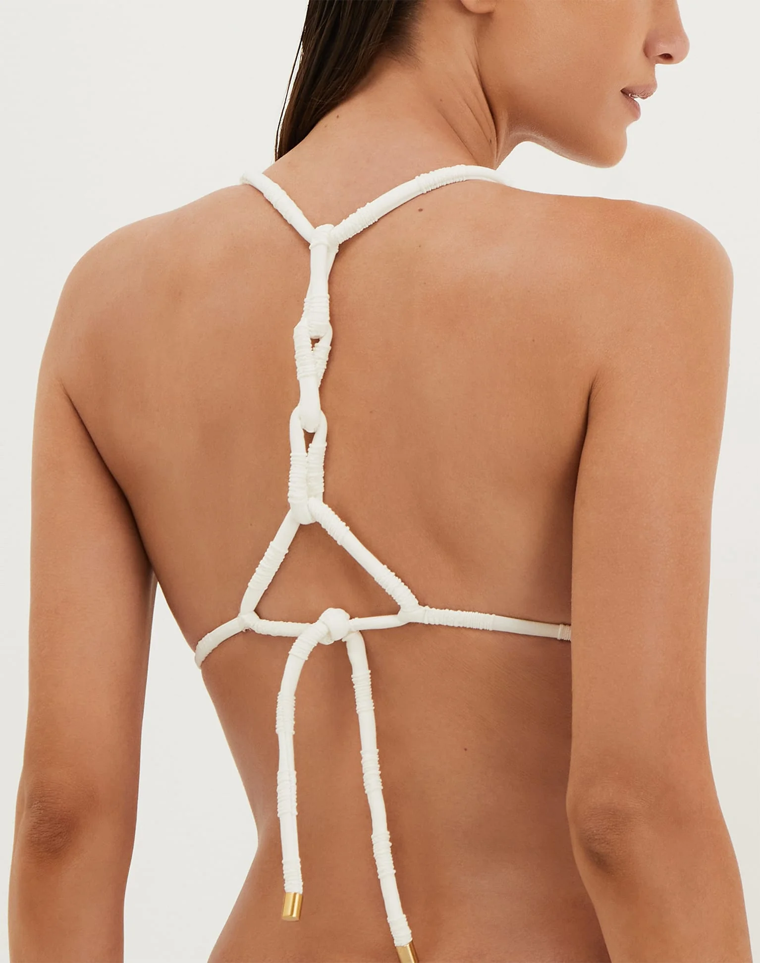 Savyon Leanne T Back Tri Top - Off White - Image 3