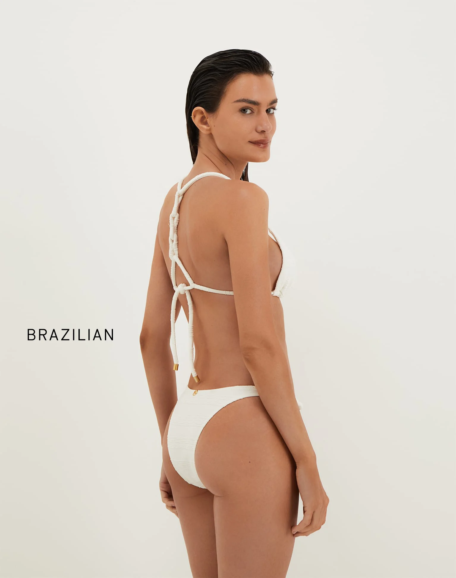 Savyon Leanne T Back Tri Top - Off White - Image 5