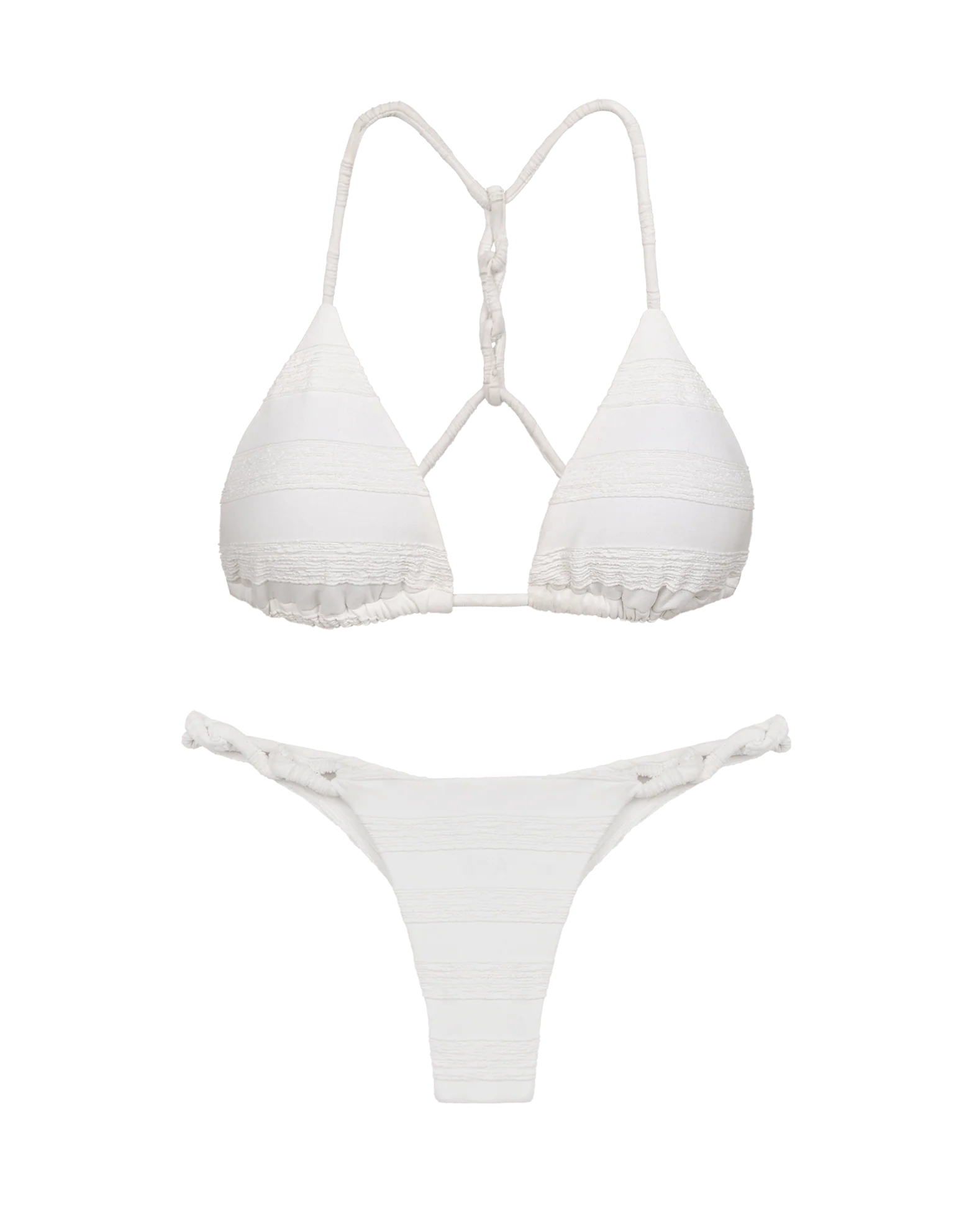 Savyon Leanne T Back Tri Top - Off White - Image 7