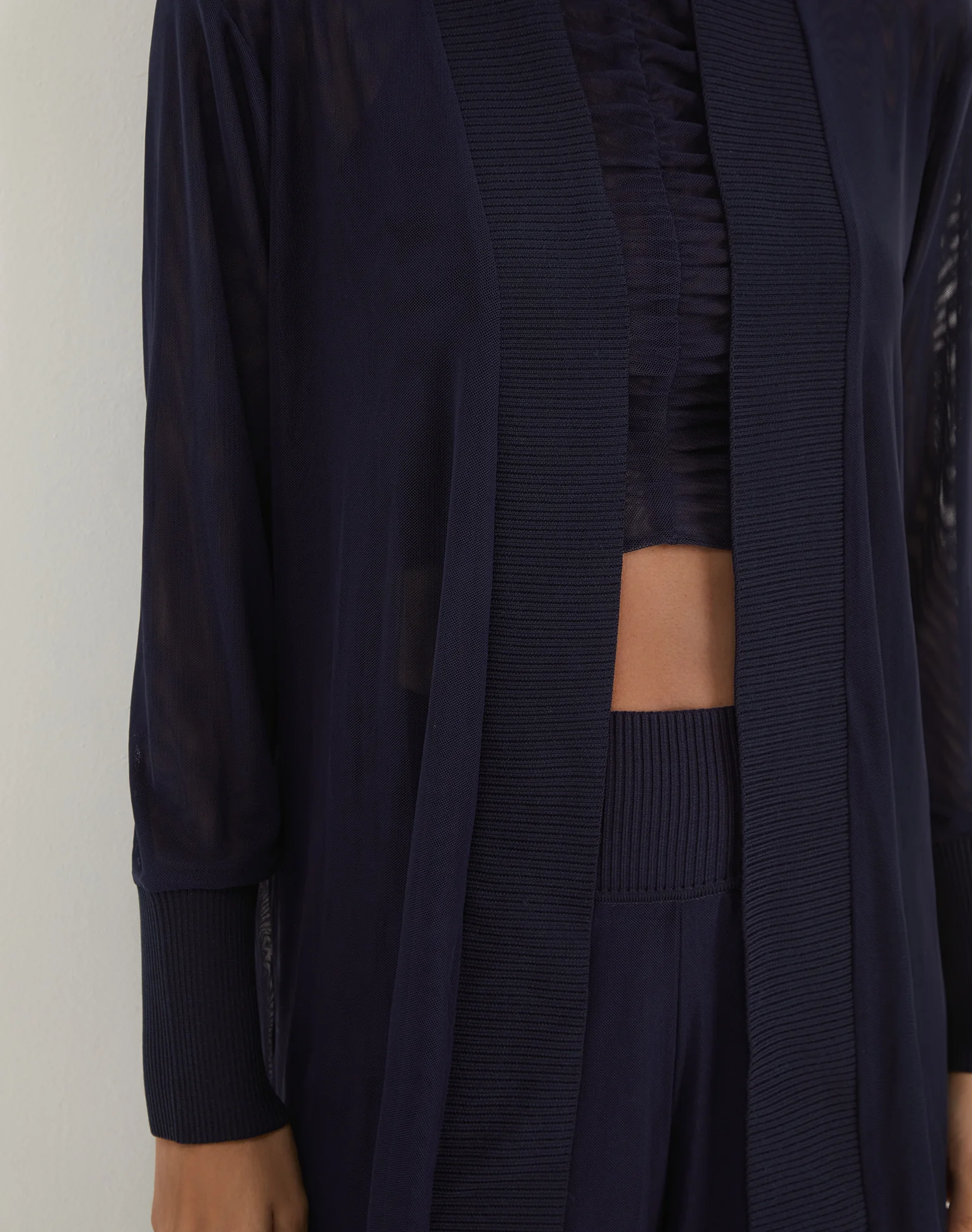 Knit Sia Cardigan - Sailboat - Image 5