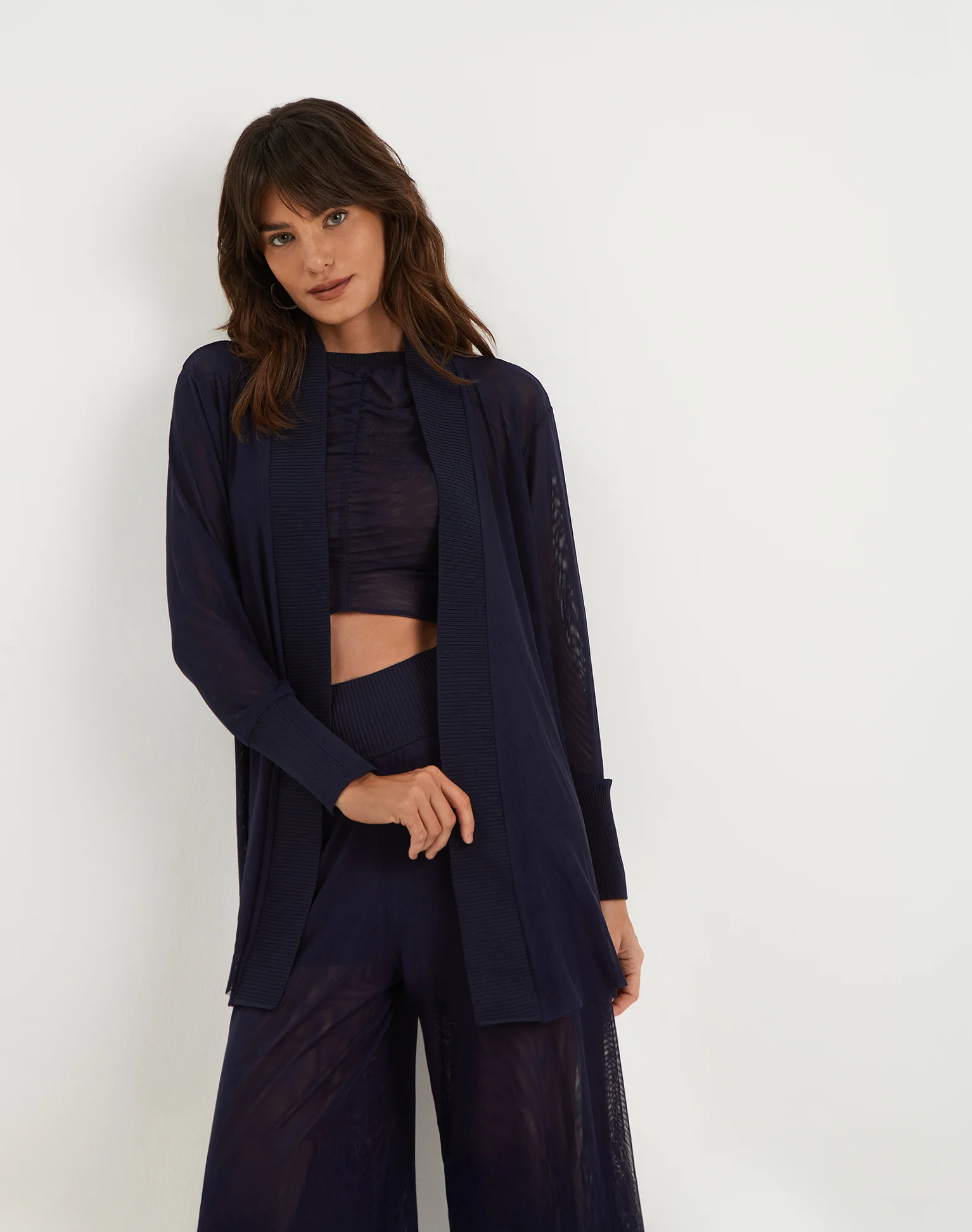 Knit Sia Cardigan - Sailboat - Image 6