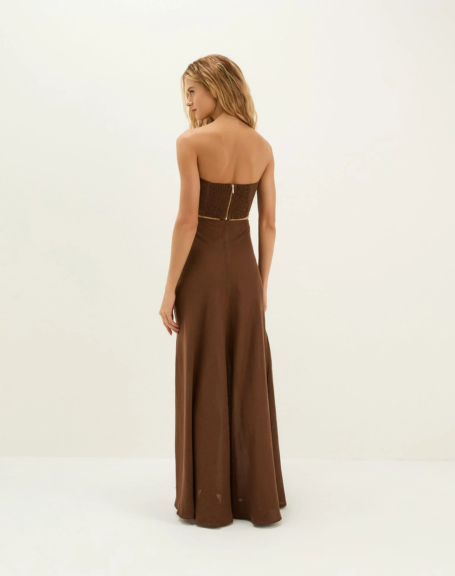 Sirene Micro Tube Top - Brown - Image 3