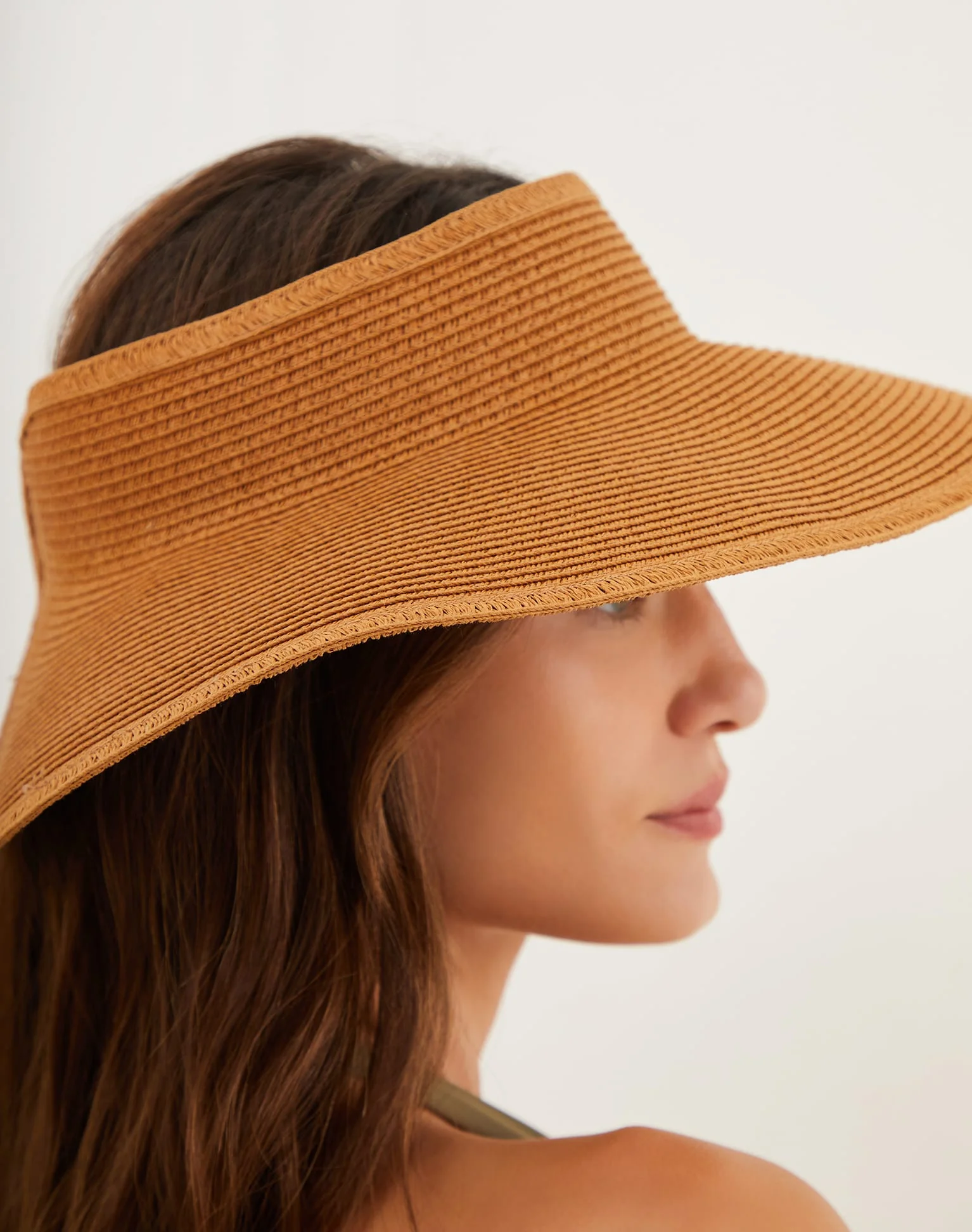 Straw Visor (Exchange Only) - Red - Image 3
