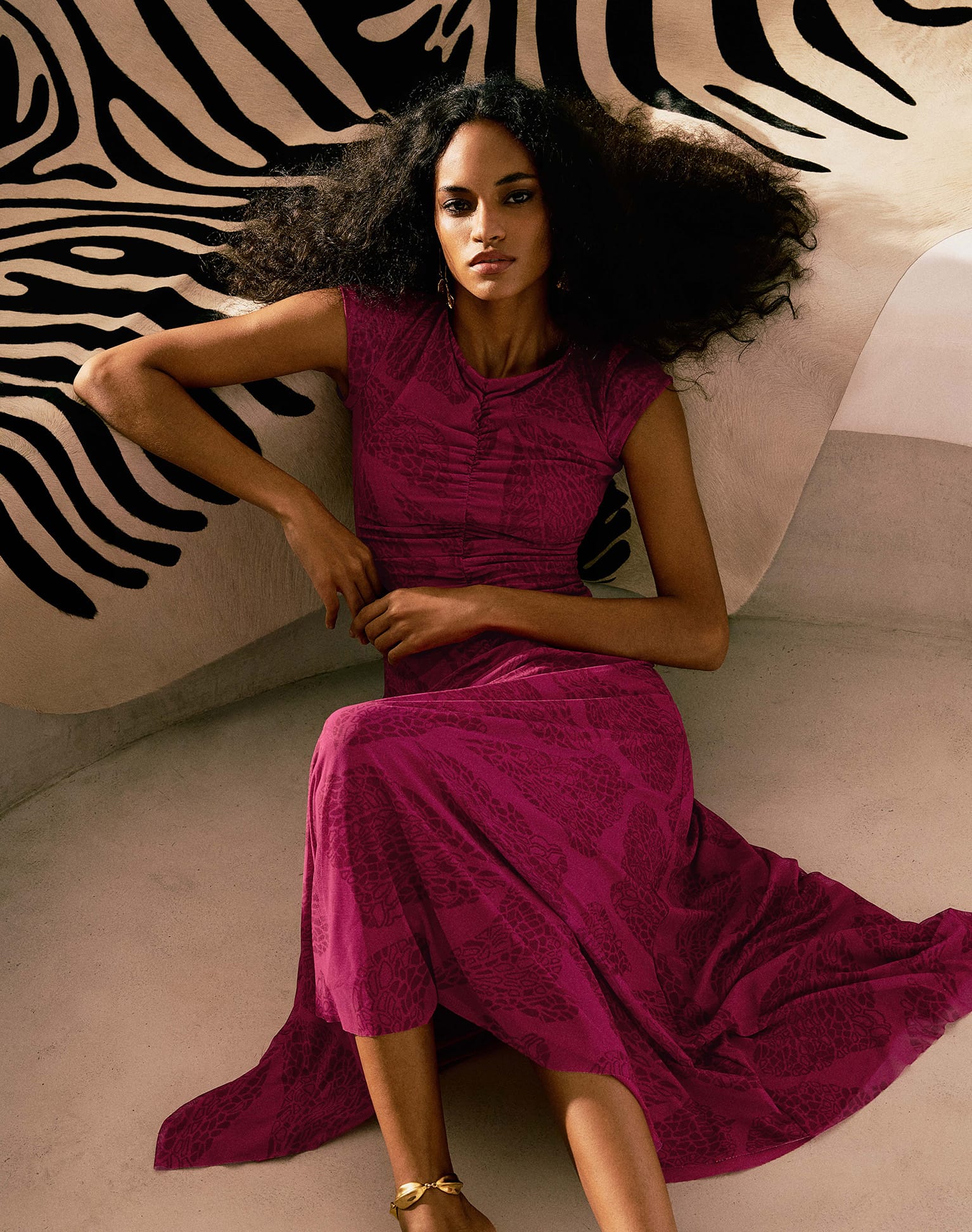 Susan Midi Dress - Roseate - Image 6