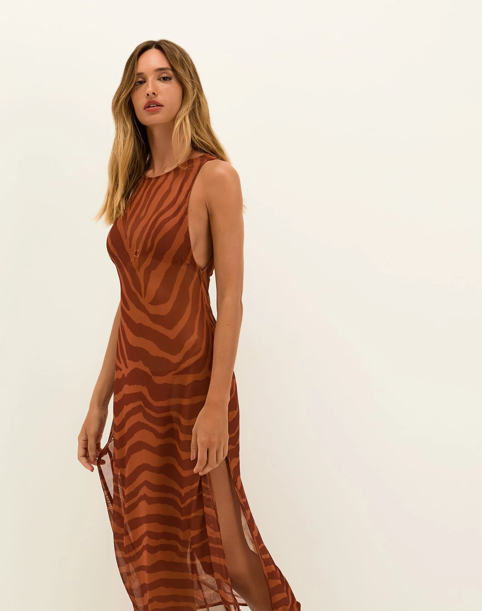 Twist Long Cover Up - Sundown - Image 4