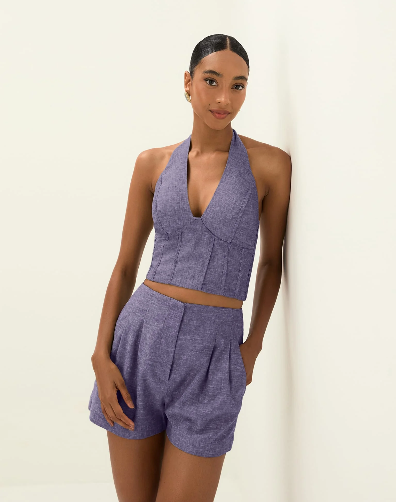 Victoria Shorts - Le Bleu - Image 4