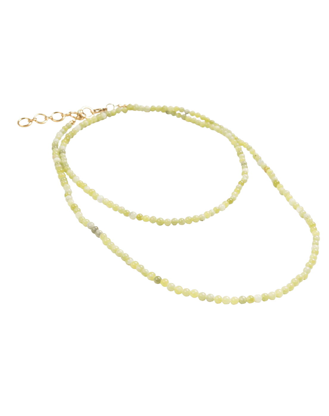 Jade Long Necklace (Exchange only) - Gold - Image 3