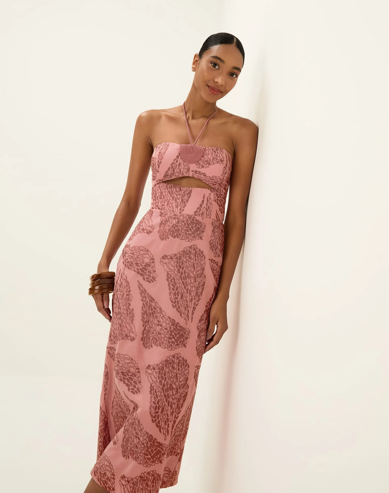 Yara Midi Dress - Embroidered Sweet Heart - Image 4
