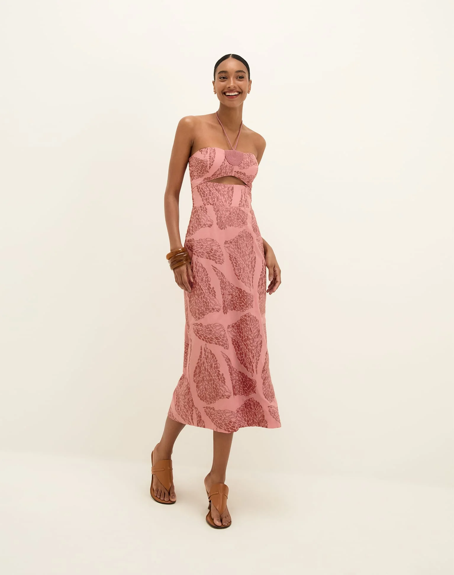 Yara Midi Dress - Embroidered Sweet Heart - Image 6