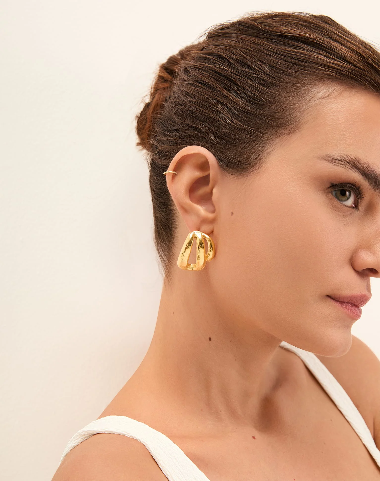 Zury Earrings - Gold - Image 2